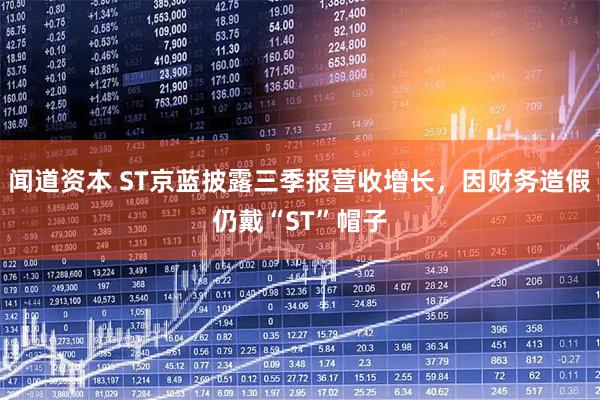 闻道资本 ST京蓝披露三季报营收增长，因财务造假仍戴“ST”帽子