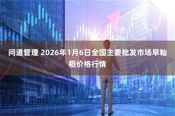 问道管理 2026年1月6日全国主要批发市场早籼稻价格行情