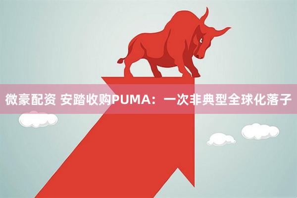 微豪配资 安踏收购PUMA：一次非典型全球化落子